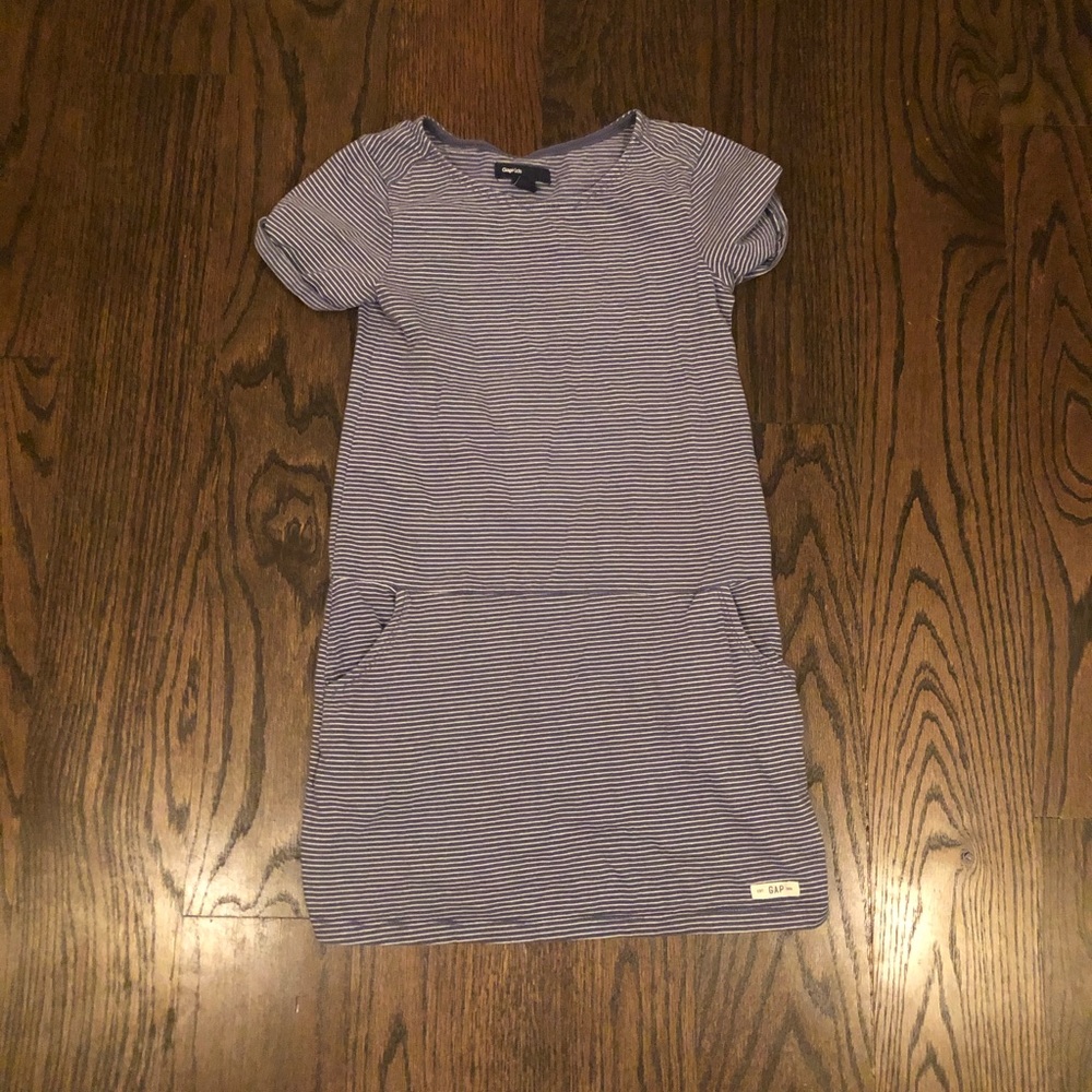 Girls Gap Kids Blue Striped adress